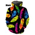 thumbnail image 5 of Sudadera con capucha para hombre, con estampado 3D de plumas, con estampado gráfico, para hombre y mujer, estilo informal, a la moda, con estampado completo, para uso urbano, 5 of 5