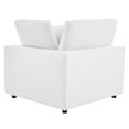 thumbnail image 4 of Modway Commix Down Filled Overstuffed Vegan Leather Loveseat in White, 4 of 8