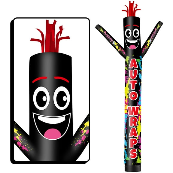 Auto Wraps Inflatable Tube Man Wacky Wavy Dancing Guy for Outdoor Decoration Advertising Business Promotion (Blower Not Included)
