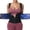 Black, variant on Pukitry Women Sauna Suit Waist Trainer Vest With Zipper Sweat Tank Top Body Shaper With Trimmer Belt