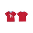 thumbnail image 2 of BemeyourBBs Kids Toddler Boys Girls 4th of July T-Shirts Patriotic Summer Independent Day Clothes Cute Dog Embroidery Short Sleeve Loose Pullover Tee Tops Toddlers Fourth of July Outfit, 2 of 9