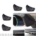 thumbnail image 2 of Car Rear Bumper Lip Diffuser  Modified Spoiler Scratch Protector Wing Chassis Shark Fins Splitter Molding Trim 1pcs, 2 of 5