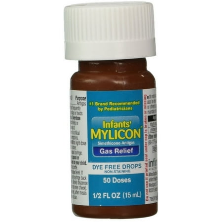 Mylicon Infant Gas Relief Dye Free Drops 0.50 oz (Pack of 2)