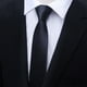 thumbnail image 4 of Camisa de vestir de negocios de moda para hombre, corbata de poliéster lisa de 8 cm, corbata de poliéster para hombre, 4 of 4