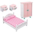 thumbnail image 1 of Miangastore 1 Ensemble Maison de Poupée Ensemble de Chambre Accessoires de Poupée Miniatures Jouets de Jeu de Rôle, 1 of 9