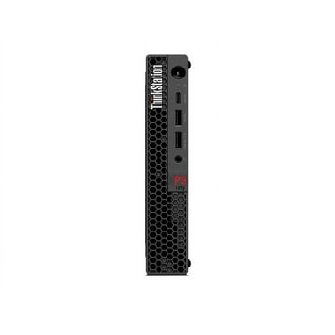 Lenovo ThinkStation P3 30H0006LUS Workstation - 1 x Intel Core i7 14th Gen i7-14700 - vPro Technology - 16 GB - 512 GB SSD - Tiny - Black - Intel Q670 Chip - Windows 11 Pro - 1 x NVIDIA T400 4 GB G...