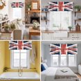 thumbnail image 5 of Flag Day Valance Curtain Flag Pattern Modern Simple Red White Stripe Retro Window Valances Rod Pocket Short Curtains Window Treatments for Kitchen Bedroom Bathroom Laundry 42" x 18", 5 of 9