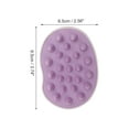 thumbnail image 4 of Unique Bargains 1 Pc Mango Style Hair Shampoo Brush for Head Massage 3.74"x2.56"x2.76" Purple, 4 of 6