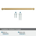 thumbnail image 4 of Amerock Cowrie 10-1/16 inch (256mm) Center-to-Center Champagne Bronze Cabinet Pull, 4 of 6
