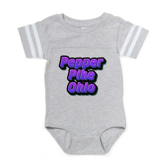 CafePress - Pepper Pike Ohio - Cute Infant Baby Football Bodysuit