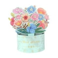 thumbnail image 4 of Abbracc 3D Greeting Card Popup Cards Creative Festive Cards Happy Mother Day Card Flower blue, 4 of 9