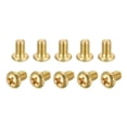 thumbnail image 1 of Unique Bargains M3x5mm Brass Machine Screws, Phillips Pan Head Fastener Bolts 20Pack, 1 of 5
