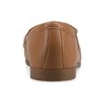 thumbnail image 4 of Journee Womens Mizza Loafer Slip On Square Toe Dress Flats, Widths Available, 4 of 10