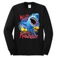 thumbnail image 2 of Shark Ocean Wild Predator Mens Long Sleeve Shirt, Black, Small, 2 of 3