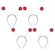 thumbnail image 4 of 4pcs Shiny Creative Hair Hoops Balls Costume Party Festival Headdress Prop for Cosplay Events Celebrations Unique Hair Decoration, 4 of 5