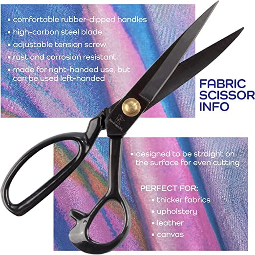 Professional Sewing Scissors Set - Pinking, Embroidery, & Fabric Shear
