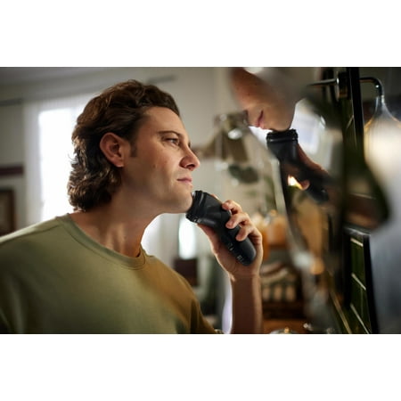 Philips Norelco Shaver 2400, Cordless Electric Shaver with Pop-Up Trimmer - Deep Black