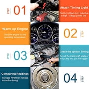 Automotive Spark plug Timing Light 12V,Wire Sensor Inductive Ignition Timing Light,Timing Gun For Car Motorcycle Marine