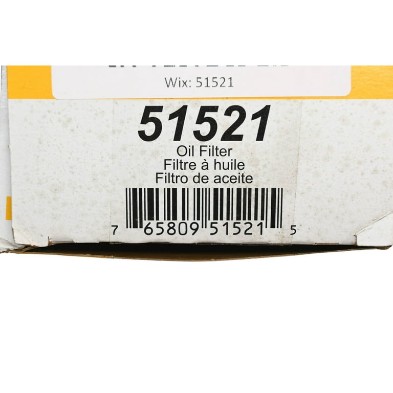 Wix 51521 Oil Filter NOS - Walmart.com