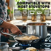 Cooks Standard Multi-Ply Full Clad Stainless Steel Saucepan with Lid 1.5 Quart