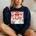 thumbnail image 4 of Coquette Leopard Valentine Chicken Hen Blowing Bubble Gum – T-Shirt, Hoodie & Sweatshirt – Fun Animal Lovers Apparel –, 4 of 6