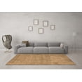 thumbnail image 3 of Ahgly Company Indoor Square Oriental Brown Industrial Area Rugs, 5' Square, 3 of 4