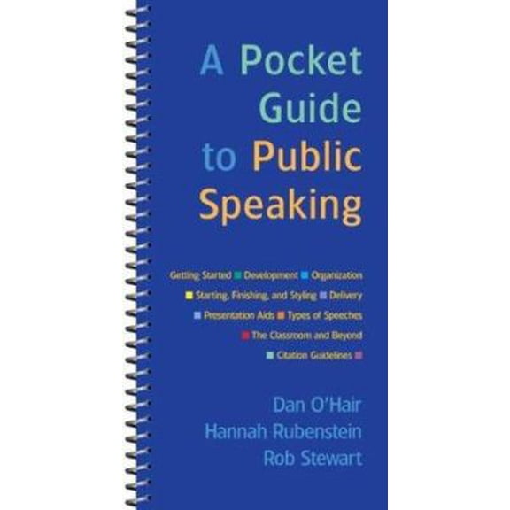 Pre-Owned A Pocket Guide to Public Speaking (Unknown) 0312400780 9780312400781
