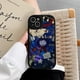thumbnail image 5 of Funda de teléfono de Anime c-coraline, carcasa de cuero con textura de silicona suave negra para IPhone 15, 14, 11, 13, 12 Pro Max, Mini, X, Xr, 8 Plus, SE2020, 5 of 5