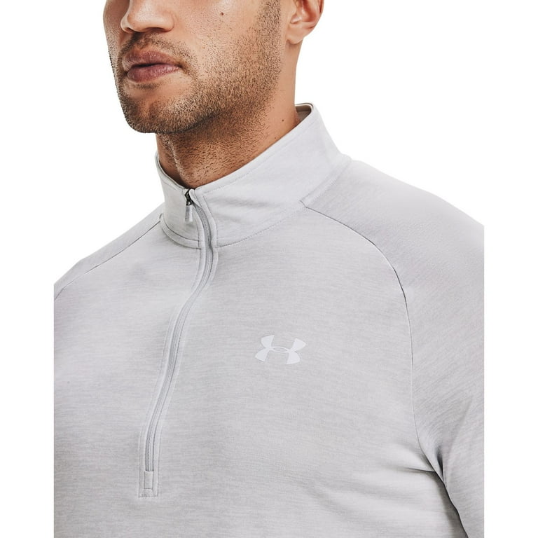 uaql3e Under Armour Men's UA Tech™ ½ Zip Long Sleeve 3XLT Gray - Walmart.com