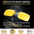 thumbnail image 2 of LAICAIW Night Driving Glasses and sunglasses Clip-On, Polarized Glare Reduce, High Definition Vision¡­, 2 of 6