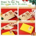 thumbnail image 6 of ToyKingdee Sticky Christmas Tags Stickers for Gifts Wrappings,Kraft Christmas Stickers Labels Self Adhesive Christmas Gift Tags Sticker for Presents Boxes Bags Envelopes Decoration, 6 of 7