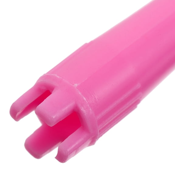 ETHZZLE 90-Piece Rosy Small Perm Rods Set for Hair Styling, Lightweight Portable Plastic Curling Tools for Easy Hair Curls
