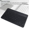 thumbnail image 4 of Ergonomic Keyboard Ergonomic Keyboard Portable Keyboard, Rechargeable Wireless Keyboard for Tablet Black, 4 of 7