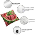 thumbnail image 4 of Nawypu Hello Summer Throw Pillows Covers&nbsp;Cool Sweet Juicy Pieces Watermelon Pattern&nbsp;Watercolor Throw Pillow Cover Beach Fruits Decor Pillow Case for Sofa,Set of 2, 4 of 6