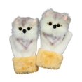 thumbnail image 4 of GPOECD Baby Boy Mittens Animal Knitted Lined Soft Warm Cute Design Kids Gloves for Unisex Child Cold Weather Outdoor Handwear, 4 of 4