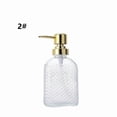 thumbnail image 1 of Botella desinfectante de manos transparente de 450 ml: botella de repuesto for gel de ducha, jabón, loción y champú tipo push, 1 of 2