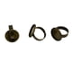 thumbnail image 3 of 10 Piezas Bronce , Bronce, 18 Mm, De Ajustable, Bases Para Almohadillas, Perfectas Para Cabochons Rhinestones Flatbacks Pa Gloria Biseles de anillo en blanco, 3 of 9