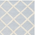 thumbnail image 4 of SAFAVIEH Cambridge Kenneth Geometric Wool Area Rug, Light Blue/Ivory, 2' x 3', 4 of 4
