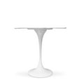 thumbnail image 3 of Plata Import Marble Tulip Dining Table  39", Round Dining Table, White Marble Top Dining Table for Living Room, Dining Room, 3 of 3