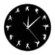 thumbnail image 1 of Reloj de pared de acrílico, decorativo, único, silencioso, reloj colgante para dormitorio y cocina en estilo rústico., 1 of 9