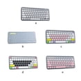 thumbnail image 4 of Cubierta de teclado Teclado inalámbrico Reemplazo de película impermeable de silicona suave para Logitech K380, Color negro Inevent EL5232-04, 4 of 6
