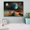 thumbnail image 4 of Epic Graffiti 'Planets' by Ata Alishahi, Giclee Canvas Wall Art, 16"x12", 4 of 8