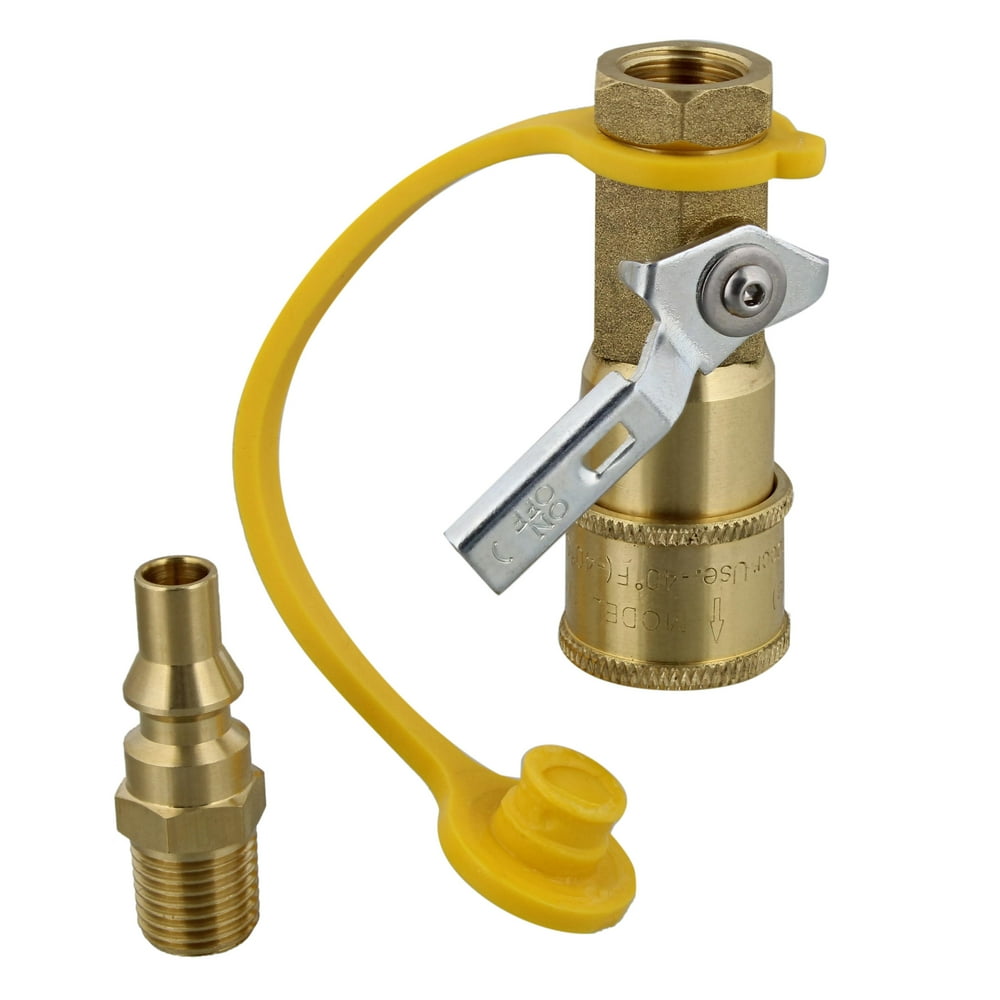 Dumble 1/4in Propane Tank Adapter Natural LP RV Propane Hose Connector