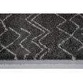 thumbnail image 4 of Ladole Rugs Tapis de Treillis Contemporain Durable Fabriqué à la Machine en Gris-Ivoire, 4 of 4