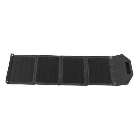 

Outdoor Solar Panel Sun Protection Foldable Solar Panel High Conversion Rate Waterproof 24W Wear Resistance Intelligent Circuit For Picnic