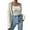 A-White42, variant on Womens Cardigans Fashion Plain Long Sleeve Knitted Open Front Cropped Knit Cardigan Daily Outwear Slim Sweaters