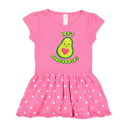 

Inktastic Let s Avocuddle Cute Avocado with Heart Gift Toddler Girl Dress