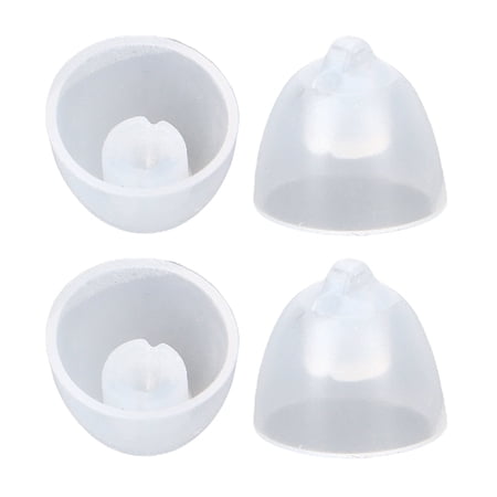 Fugacal Domes,10Pcs/Pack Domes 8mm Open Single Layer Washable Antistatic Bass Dome for Replacement, Domes