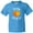 Pacific Blue, variant on Little Peach Cute Heart Shaped Peach Youth T-Shirt