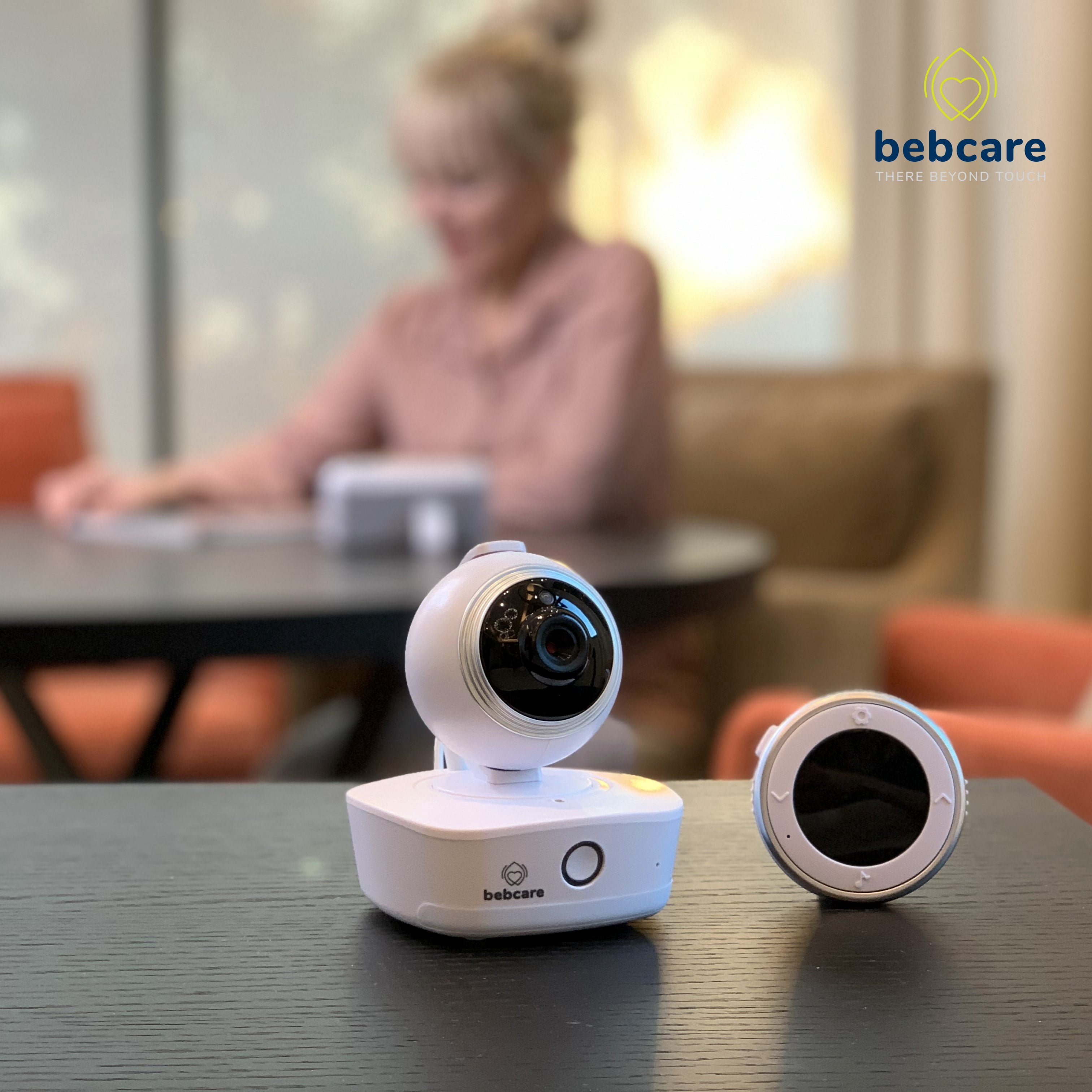 Bebcare iQ WiFi Hybrid Low EMF Emissions Smart Video Baby Monitor, 1080p HD Video, Full Encryption, 2-Way Audio, Music, Night Vision, App, Long-Range Audio Parent Unit, 65hr Battery
